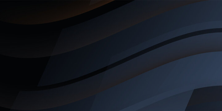 Modern black dark blue white abstract background. Minimal. Color gradient. Web banner. Geometric shape. 3d effect. Lines stripes triangles. Design. Futuristic. Metal metallic effect. Luxury. Premium.