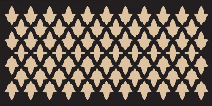 Luxury CNC Plasma Cutting Metal Wall Panel Vector for Laser Cut Decorative Interior Wall Art