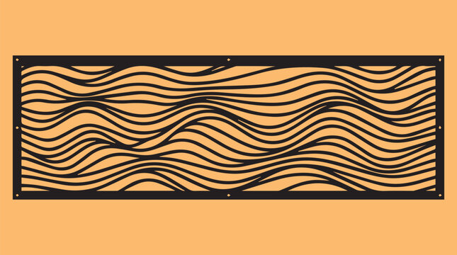 Luxury CNC Plasma Cutting Metal Wall Panel Vector for Laser Cut Decorative Interior Wall Art