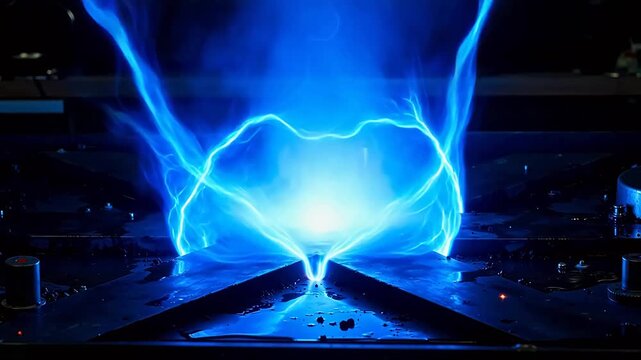 Electric Arc: Dancing Plasma in a Controlled Chamber