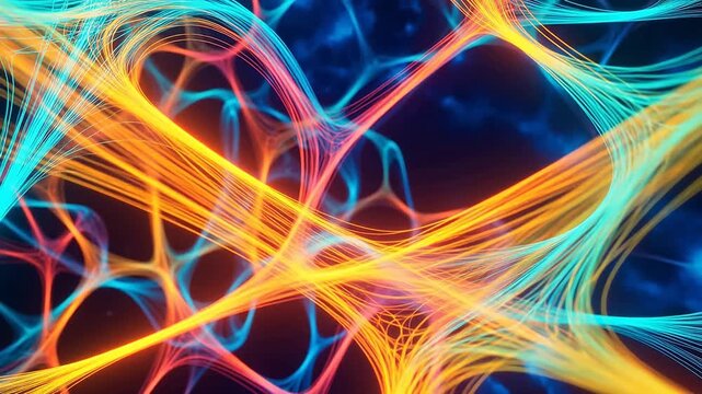 Glowing Gluon Springs: Strong Force in Motion
