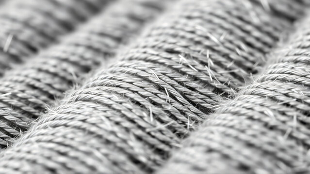 Conductive yarn textile texture with seamless field and monochrome