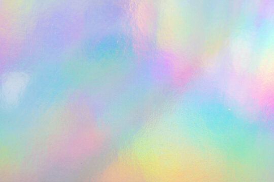 Holographic rainbow foil iridescent texture abstract hologram background