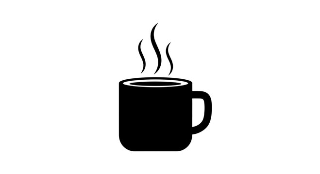 Coffee cup filled with a hot beverage releases swirling steam into the air, symbolizing a warm morning routine or a relaxing break during a busy workday in an office or home setting.