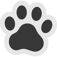 Cat Paw Sticker © farmstudios