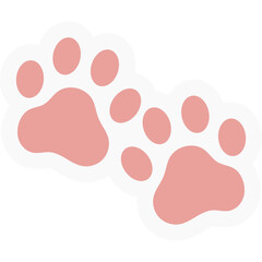 Cat Paw Sticker © farmstudios