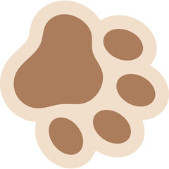 Cat Paw Sticker © farmstudios