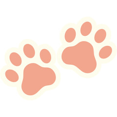 Cat Paw Sticker © farmstudios