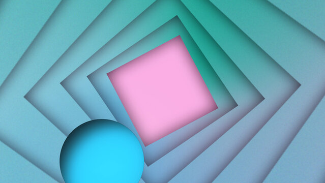 Tunnel Ball Logo Reveal &mdash; Geometric 3D Motion Intro for Broadcast Channels and Brand Videos