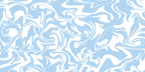Fototapeta premium Abstract background simple seamless pattern with colorful waves. Trendy vector illustration in retro psychedelic style