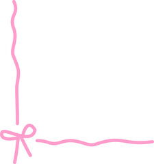 Fototapeta premium Pink Coquette Decoration 