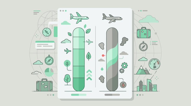 Airline Emission Comparator Dashboard for Sustainable Travel, Carbon Footprint and Flight Impact