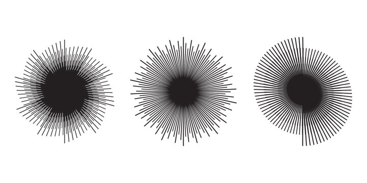 Spiral with gray colors lines as dynamic abstract vector background or logo or icon. Yin and Yang symbol.