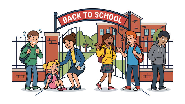 First Day Jitters: A mix of emotions greets students on their first day back to school, with some excited and others apprehensive about the academic year ahead.