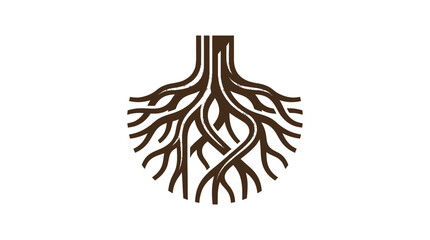 Tree Roots Vector Illustration © nurulaan