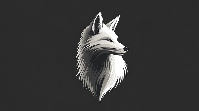 fox head vector