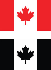 Obraz premium vector of canada flag