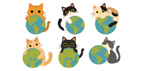 World Cat Day Illustration © Almero