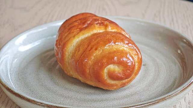 Shio pan. Sea salt butter bread roll.