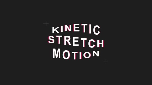 Animated of Kinetic Typography Burst