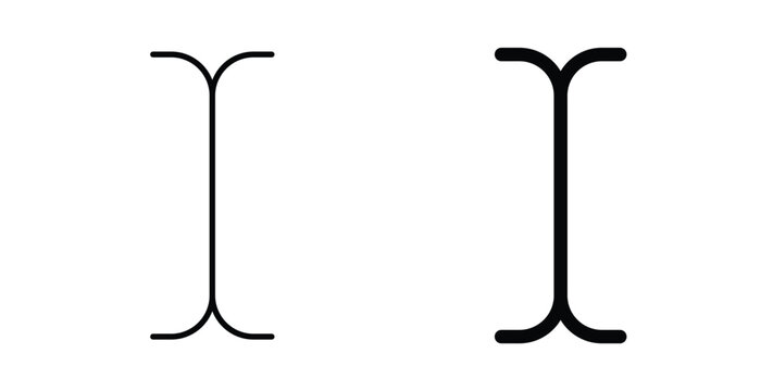 Cursor text icon