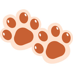 Cat Paw Sticker © kurawa