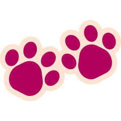 Cat Paw Sticker © kurawa