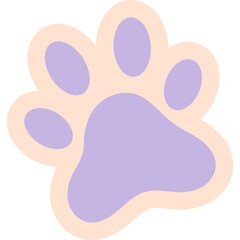Cat Paw Sticker © kurawa