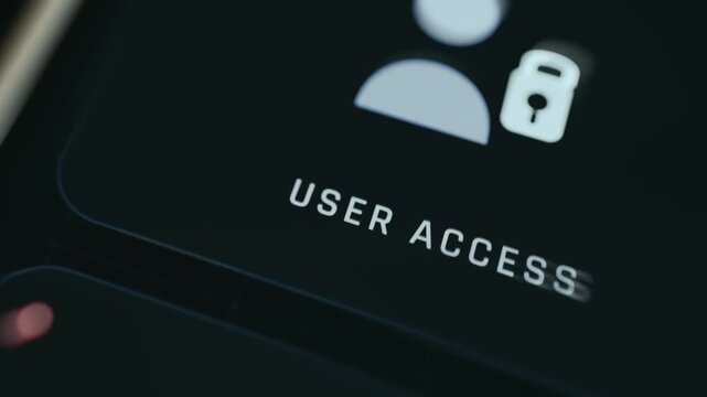 User Access represented by user profile icon next to a padlock symbol
