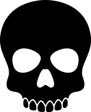 skull halloween bone icon logo pirate ghost