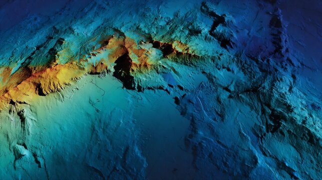 Deep Sea Topography Ocean Floor Mapping