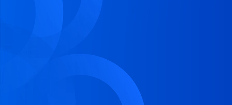 Blue gradient abstract circle shape background vector design