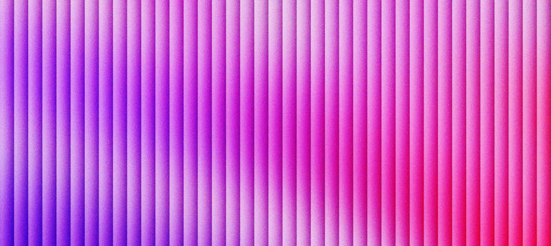 Abstract purple and pink vertical lines background with soft gradient light, vibrant magenta striped texture for modern graphic design, colorful neon ribbed pattern for creative web banners.