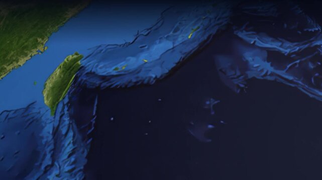 Animated Flight Path from Guangzhou China to Denver United States