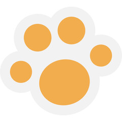 Cat Paw Sticker © farmstudios