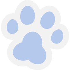 Cat Paw Sticker © farmstudios