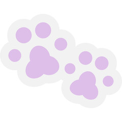 Cat Paw Sticker © farmstudios