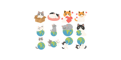 World Cat Day Illustration © Brandon