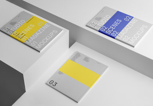 Three Lying Magazine Cover Mockups