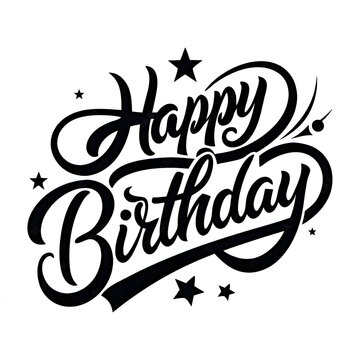 vector illustration of a happy birthday design