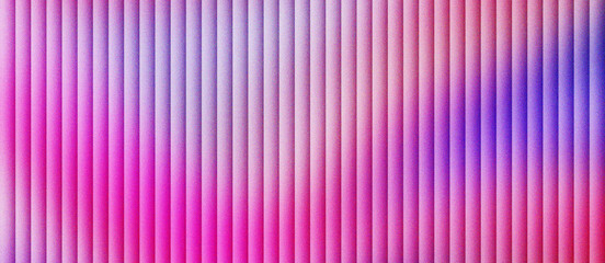 Vibrant pink and purple corrugated metal texture, abstract colorful ribbed aluminum surface with vertical lines. Modern industrial metal sheet background, bright neon metallic wall pattern.