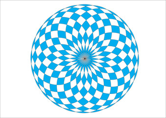 Obraz premium abstract blue sphere