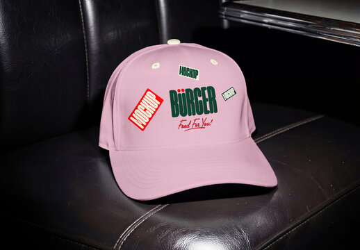 Lying Cap Mockup