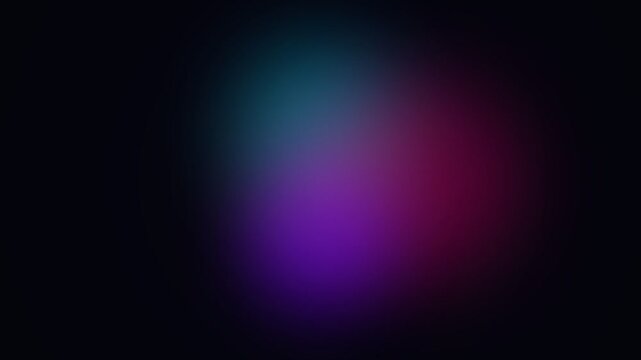 Abstract Fluid Aurora Motion Background with Purple and Blue Glowing Light in Dark Space