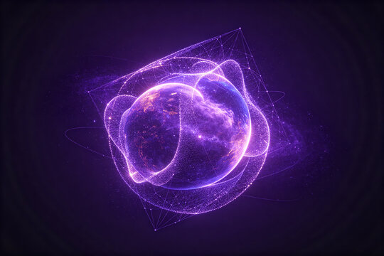 Global Fintech Ecosystem Layered Space Composition 007