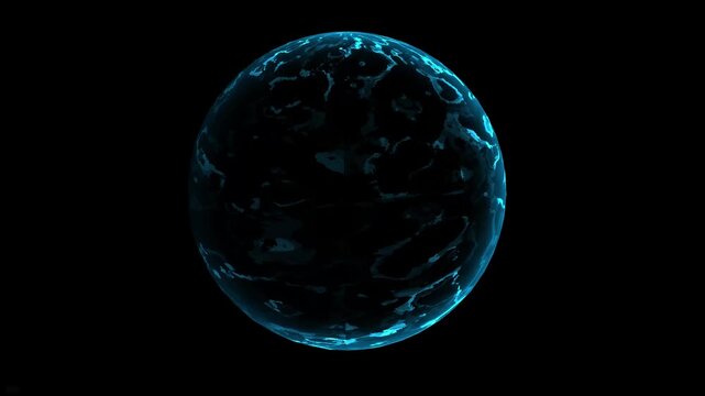 motion graphic transition featuring an expanding sci-fi energy shield effect.