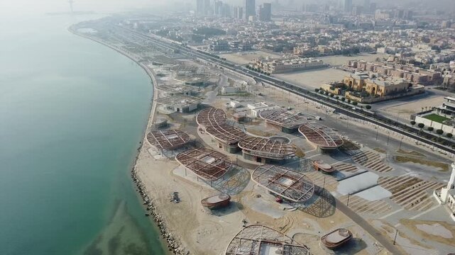 Large Scale Waterfront Construction at Al Khobar Bayfront Saudi Arabia