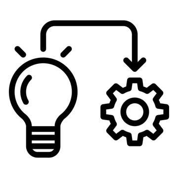 implementation line icon