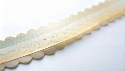 Fototapeta premium Decorative Scalloped Edge Trim Detail
