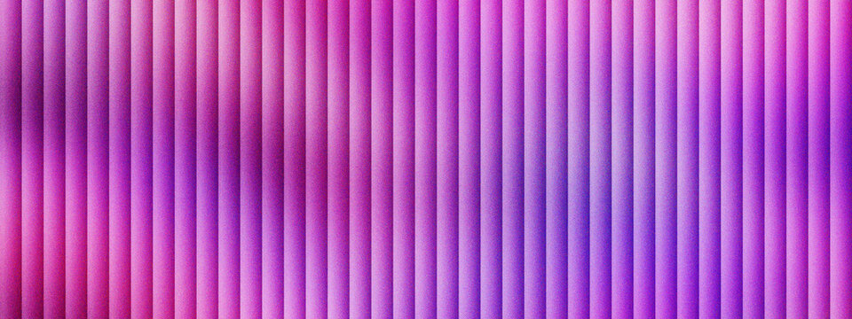 Abstract purple vertical lines background with soft gradient lighting. Vibrant violet parallel stripes pattern for modern digital design. Colorful neon magenta textured backdrop for banners.